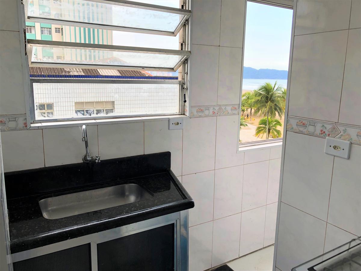Apto Frente Ao Mar Com Vista Maravilhosa Lägenhet Praia Grande  Exteriör bild