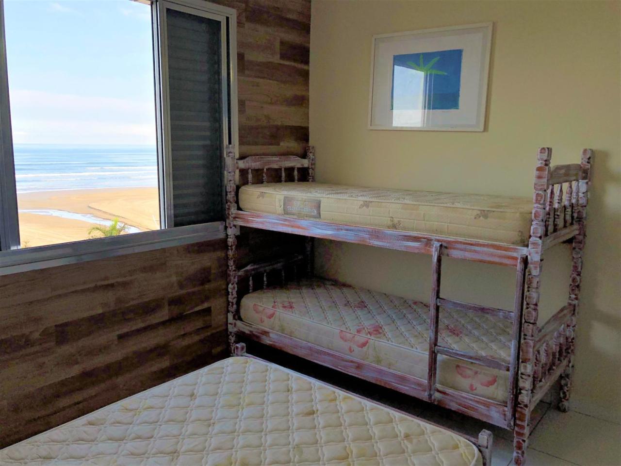 Apto Frente Ao Mar Com Vista Maravilhosa Lägenhet Praia Grande  Exteriör bild