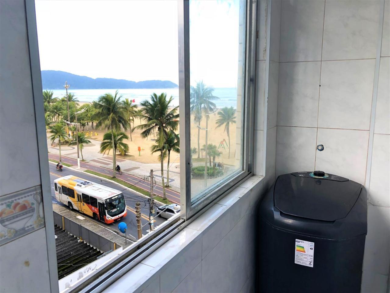Apto Frente Ao Mar Com Vista Maravilhosa Lägenhet Praia Grande  Exteriör bild